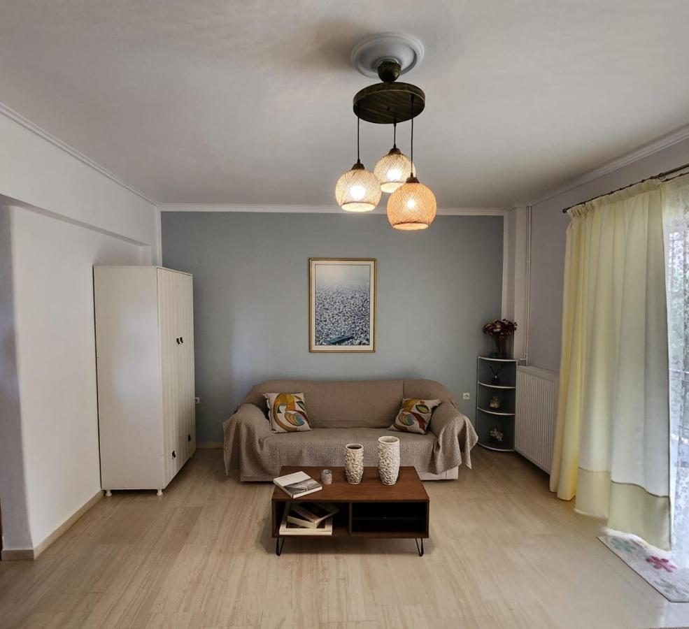 Queen Aspri Apartment 3' Min To The Beach! อันติกีรา ภายนอก รูปภาพ