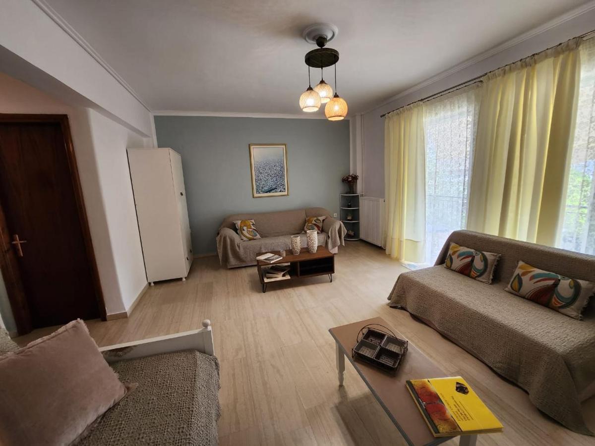 Queen Aspri Apartment 3' Min To The Beach! อันติกีรา ภายนอก รูปภาพ